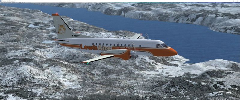 8 Flying over Alaska in the Saab 340